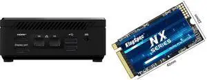 Mini-PC SSD Combo -  MSI Cubi N ADL S-054BUS Bundle with  KingSpec NXM 512