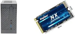 Barebone Systems SSD Combo -  ASRock DESKMINI 310W Bundle with  KingSpec NXM 512