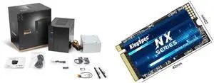 Mini-PC SSD Combo -  ASRock DESKMEET X300W/B/BB/BOX/US Bundle with  KingSpec NXM 512