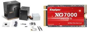 Mini-PC SSD Combo -  ASRock DESKMEET X300W/B/BB/BOX/US Bundle with  KingSpec XG7000-512 2242