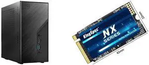 Mini-PC SSD Combo -  ASRock DESKMINI X600/USB4/B/BB/BOX/US Bundle with  KingSpec NXM 512