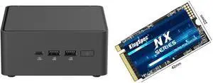 Mini-PC SSD Combo -  ASUS RNUC15CRHI30000U Bundle with  KingSpec NXM 512
