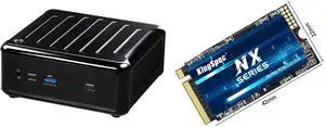 Mini-PC SSD Combo -  ASRock Industrial 4x4 BOX-7840U Bundle with  KingSpec NXM 512