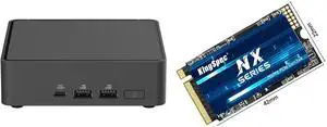 Mini-PC SSD Combo -  ASUS RNUC15CRKU70000U Bundle with  KingSpec NXM 512