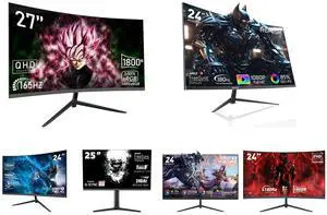 Rehisk 27'' 2K QHD Gaming Monitor - 2560p, 165Hz Refresh Rate, 1ms Response Time, AdaptiveSync, Dual HDMI & DP1.2, Ultra-Slim Bezel and Rehisk 24" 180Hz Curved Gaming Monitor FHD 1080P 1ms Response FreeSync Ultra-Thin VESA Ready for PS5 Xbox PC #New egg and REHISK 24 Curved Gaming Monitor 100Hz, 1ms, FHD, FreeSync, Eye-Care, Ultra-Slim, HDMI & DP, Built-in Speakers, VESA Mount and 24.5 inch Gaming Monitor 240Hz 1ms MPRT Full HD 126% sRGB 350cd/m² Brightness FreeSync black and ReHisk 24 inch IPS FHD 1080P 100Hz Gaming Monitor VESA 75*75mm 1ms Response Time FreeSync & G-sync Compatible 24 inch monitor with HDMI2.0 DisplayPort 1.2 computer monitor Low-Blue Light and Rehisk 24'' FHD Gaming Monitor - 180Hz Refresh, 1ms Response, AdaptiveSync,Ultra-Thin Narrow Bezel, Tilt Adjustable Design#Black Friday 180hz 24inch Rehisk 27'' 2K QHD Gaming Monitor - 2560p, 165Hz Refresh Rate, 1ms Response Time, AdaptiveSync, Dual HDMI & DP1.2, Ultra-Slim Bezel and Rehisk 24" 180Hz Curved Gaming Monitor FHD 1080P 1ms Response FreeSync Ultra-Thin VESA Ready for PS5 Xbox PC #New egg and REHISK 24 Curved Gaming Monitor 100Hz, 1ms, FHD, FreeSync, Eye-Care, Ultra-Slim, HDMI & DP, Built-in Speakers, VESA Mount and 24.5 inch Gaming Monitor 240Hz 1ms MPRT Full HD 126% sRGB 350cd/m² Brightness FreeSync black and ReHisk 24 inch IPS FHD 1080P 100Hz Gaming Monitor VESA 75*75mm 1ms Response Time FreeSync & G-sync Compatible 24 inch monitor with HDMI2.0 DisplayPort 1.2 computer monitor Low-Blue Light and Rehisk 24'' FHD Gaming Monitor - 180Hz Refresh, 1ms Response, AdaptiveSync,Ultra-Thin Narrow Bezel, Tilt Adjustable Design#Black Friday 180hz 24inch