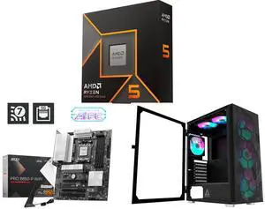 AMD Ryzen 5 9600X with MSI PRO B850-P WIFI and Montech X3 Mesh