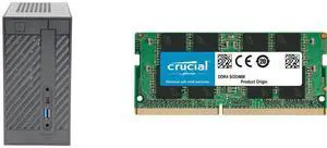 Mini / Booksize Barebone System Crucial 8GB 260-Pin DDR4 SO-DIMM DDR4 3200 (PC4 25600) Laptop Memory Model CT8G4SFRA32A