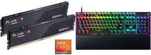G.SKILL Flare X5 Model F5-6000J3038F16GX2-FX5 + Razer Huntsman V3 Pro Analog Optical Esports Keyboard