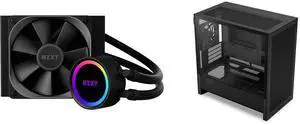 CPU Cooler Computer Case Combo -  NZXT RL-KR120-B1 Bundle with  NZXT CC-H31FB-01