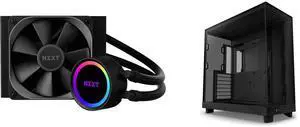 CPU Cooler Computer Case Combo -  NZXT RL-KR120-B1 Bundle with  NZXT CC-H61FB-01