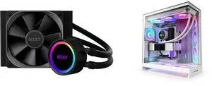 CPU Cooler Computer Case Combo -  NZXT RL-KR120-B1 Bundle with  NZXT CM-H92FW-P1