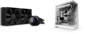 CPU Cooler Computer Case Combo -  NZXT RL-KN240-B1 Bundle with  NZXT CM-H92FW-01
