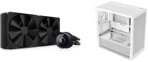 CPU Cooler Computer Case Combo -  NZXT RL-KN280-B1 Bundle with  NZXT CC-H31FW-01