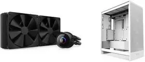 NZXT Kraken 280mm - RL-KN280-B1 - AIO CPU Liquid Cooler - LCD