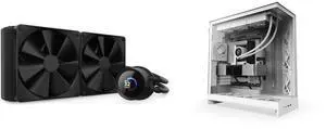 CPU Cooler Computer Case Combo -  NZXT RL-KN280-B1 Bundle with  NZXT CM-H92FW-01