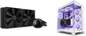 CPU Cooler Computer Case Combo -  NZXT RL-KN280-B1 Bundle with  NZXT CM-H91EW-01