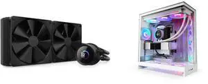 CPU Cooler Computer Case Combo -  NZXT RL-KN280-B1 Bundle with  NZXT CM-H92FW-R1