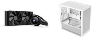 CPU Cooler Computer Case Combo -  NZXT RL-KN240-B2 Bundle with  NZXT CC-H31FW-01