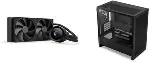 CPU Cooler Computer Case Combo -  NZXT RL-KN240-B2 Bundle with  NZXT CC-H31FB-01