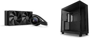 CPU Cooler Computer Case Combo -  NZXT RL-KN240-B2 Bundle with  NZXT CC-H61FB-01