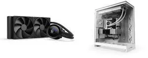 CPU Cooler Computer Case Combo -  NZXT RL-KN240-B2 Bundle with  NZXT CM-H92FW-01