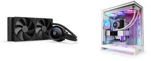 CPU Cooler Computer Case Combo -  NZXT RL-KN240-B2 Bundle with  NZXT CM-H92FW-P1