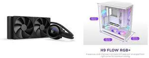 CPU Cooler Computer Case Combo -  NZXT RL-KN240-B2 Bundle with  NZXT CM-H92FW-P1