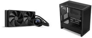 CPU Cooler Computer Case Combo -  NZXT RL-KN280-B2 Bundle with  NZXT CC-H31FB-01
