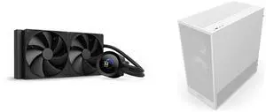 CPU Cooler Computer Case Combo -  NZXT RL-KN280-B2 Bundle with  NZXT CC-H52FW-R1