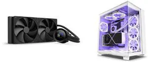 CPU Cooler Computer Case Combo -  NZXT RL-KN280-B2 Bundle with  NZXT CM-H91EW-01