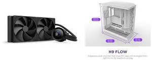 CPU Cooler Computer Case Combo -  NZXT RL-KN280-B2 Bundle with  NZXT CM-H92FW-01