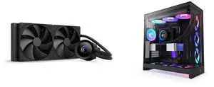 CPU Cooler Computer Case Combo -  NZXT RL-KN280-B2 Bundle with  NZXT CM-H92FB-P1