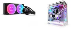CPU Cooler Computer Case Combo -  NZXT RL-KR240-B2 Bundle with  NZXT CM-H92FW-P1