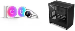 CPU Cooler Computer Case Combo - NZXT RL-KR240-W2 Bundle with NZXT CC-H31FB-01 CPU Cooler Computer Case Combo - NZXT RL-KR240-W2 Bundle with NZXT CC-H31FB-01