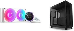 CPU Cooler Computer Case Combo -  NZXT RL-KR28E-W2 Bundle with  NZXT CC-H61FB-01