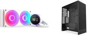 CPU Cooler Computer Case Combo -  NZXT RL-KR28E-W2 Bundle with  NZXT CM-H72FB-01