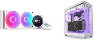 CPU Cooler Computer Case Combo -  NZXT RL-KR28E-W2 Bundle with  NZXT CC-H61FW-R1