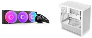 CPU Cooler Computer Case Combo -  NZXT RL-KR360-B2 Bundle with  NZXT CC-H31FW-01