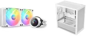 CPU Cooler Computer Case Combo -  NZXT RL-KR240-W1 Bundle with  NZXT CC-H31FW-01