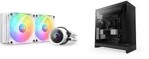 CPU Cooler Computer Case Combo -  NZXT RL-KR240-W1 Bundle with  NZXT CM-H92FB-01