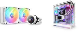 CPU Cooler Computer Case Combo -  NZXT RL-KR240-W1 Bundle with  NZXT CM-H92FW-P1