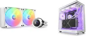 CPU Cooler Computer Case Combo -  NZXT RL-KR280-W1 Bundle with  NZXT CC-H61FW-R1