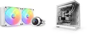CPU Cooler Computer Case Combo -  NZXT RL-KR280-W1 Bundle with  NZXT CM-H92FW-01