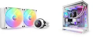 CPU Cooler Computer Case Combo -  NZXT RL-KR280-W1 Bundle with  NZXT CM-H92FW-P1