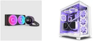 CPU Cooler Computer Case Combo -  NZXT RL-KR24E-B2 Bundle with  NZXT CM-H91EW-01