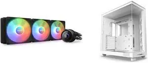 CPU Cooler Computer Case Combo -  NZXT RL-KR360-B1 Bundle with  NZXT CC-H61FW-01