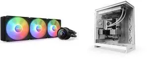 CPU Cooler Computer Case Combo -  NZXT RL-KR360-B1 Bundle with  NZXT CM-H92FW-01