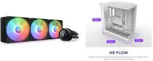 CPU Cooler Computer Case Combo -  NZXT RL-KR360-B1 Bundle with  NZXT CM-H92FW-01