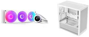 CPU Cooler Computer Case Combo -  NZXT RL-KR360-W2 Bundle with  NZXT CC-H31FW-01