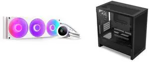 CPU Cooler Computer Case Combo -  NZXT RL-KR360-W2 Bundle with  NZXT CC-H31FB-01